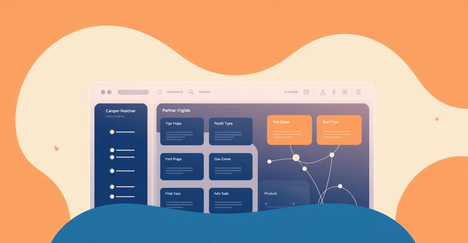 Illustration: Kategorisierung von 10 Partnerprogramm-Software-Anbietern